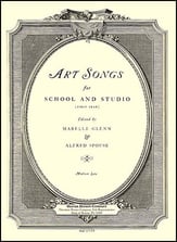Art Songs for School and Studio Vocal Solo & Collections sheet music cover